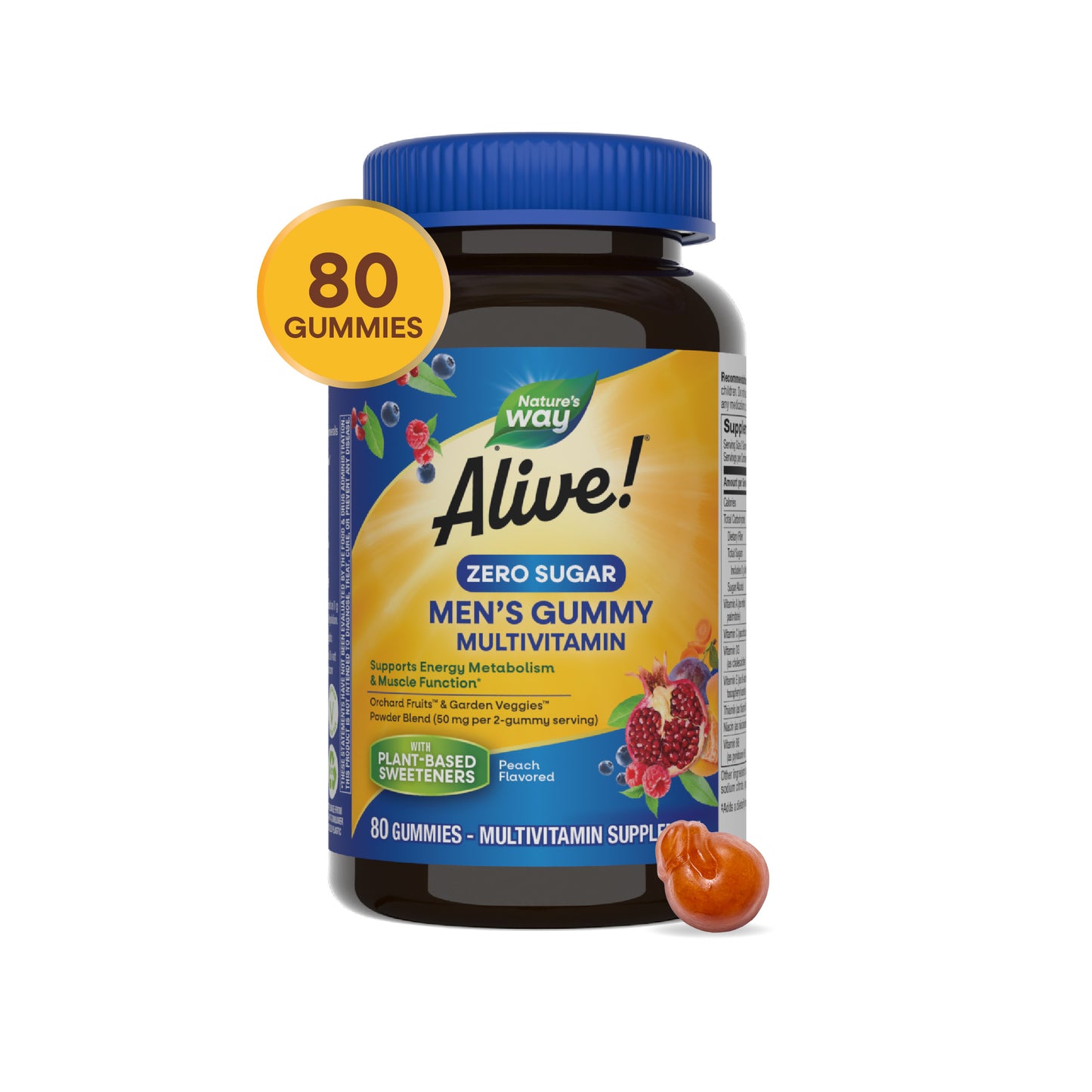 <{%MAIN13_15205%}>Nature's Way® | Alive! Zero Sugar Men's Gummy Multivitamin