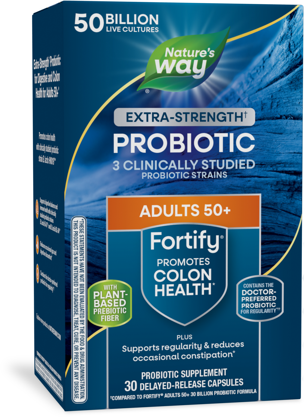 <{%PRIMARY_11582%}>Nature's Way® | Fortify 50 Billion Daily Probiotic Adults 50+, 30 capsules