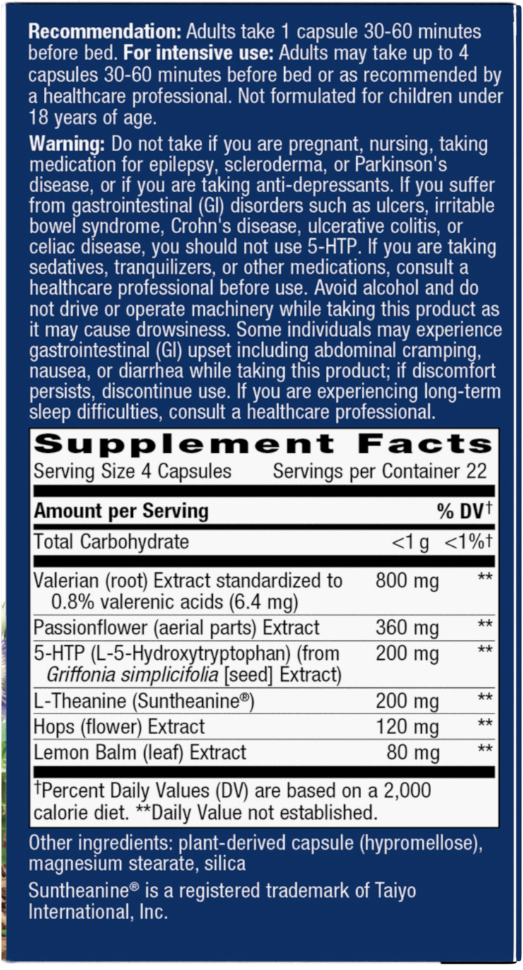 <{%MAIN2_03239%}>Nature's Way® | Revitalizing Sleep Formula - right side of pack