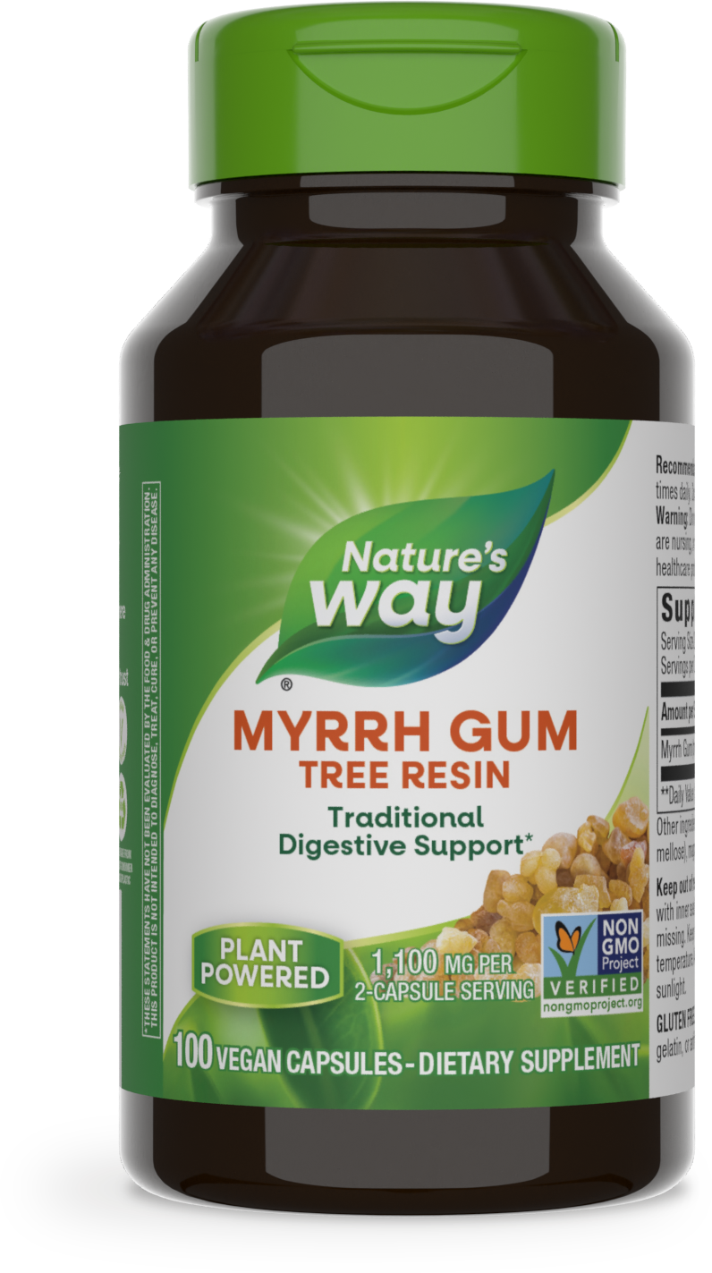 <{%PRIMARY_15100%}>Nature's Way® | Myrrh Gum Tree Resin, 100 capsules