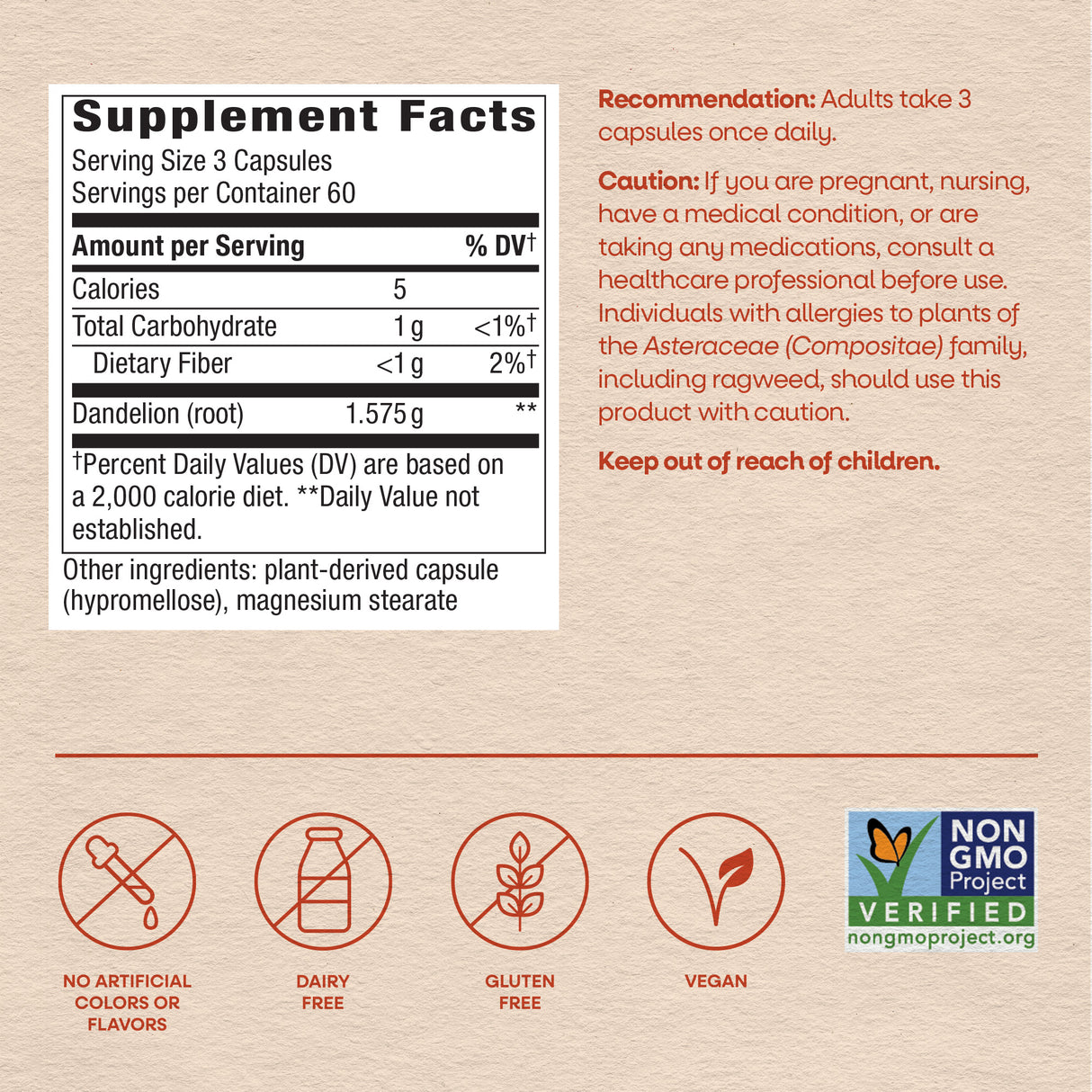 <{%MAIN4_15336%}>Nature's Way® | Dandelion Root