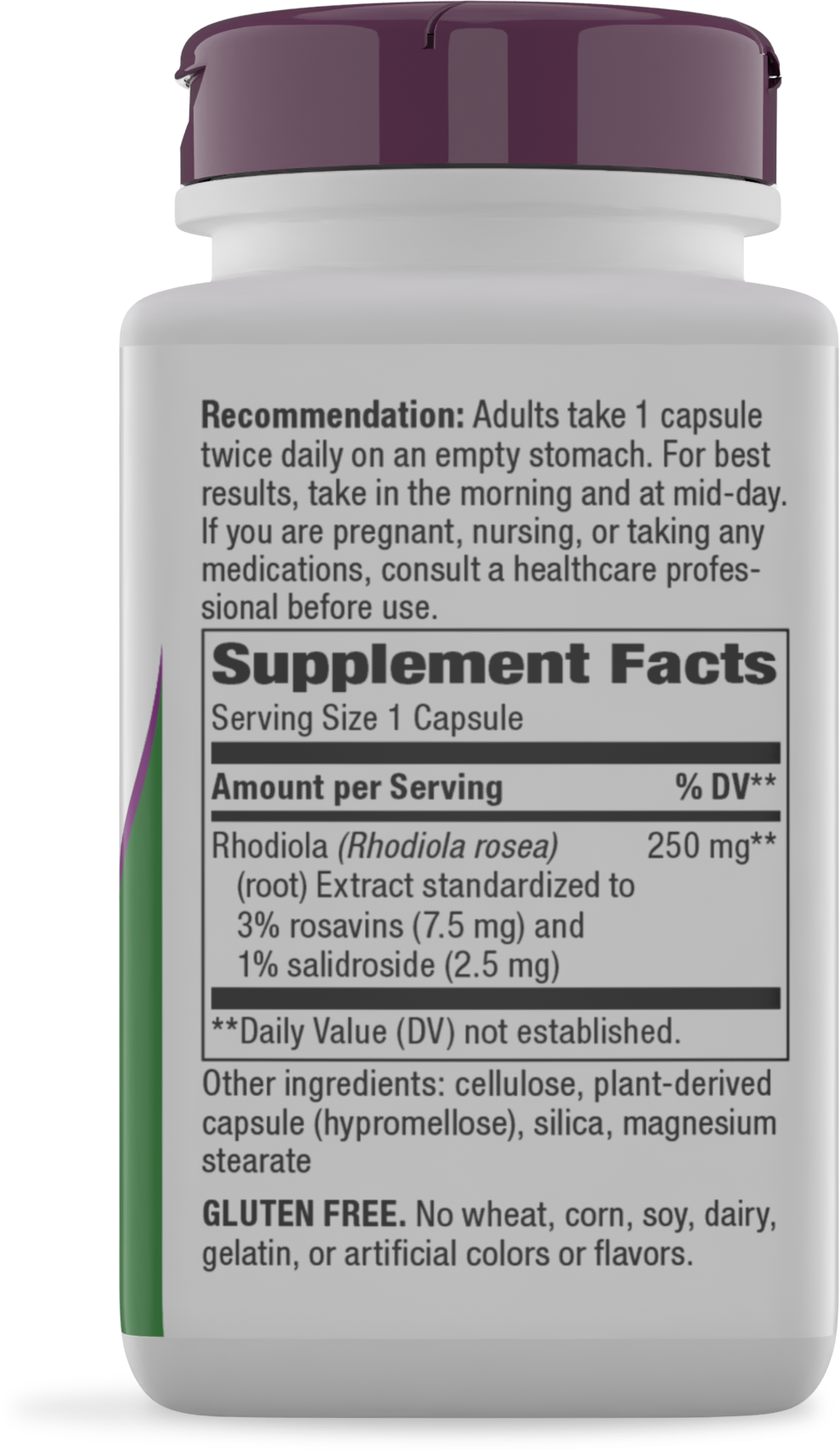 <{%360IMAGE1_15321%}>Nature's Way® | Rhodiola - right side of pack