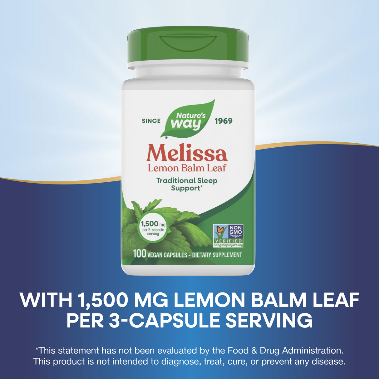 <{%MAIN3_14650%}>Nature's Way® | Melissa-Lemon Balm Leaf