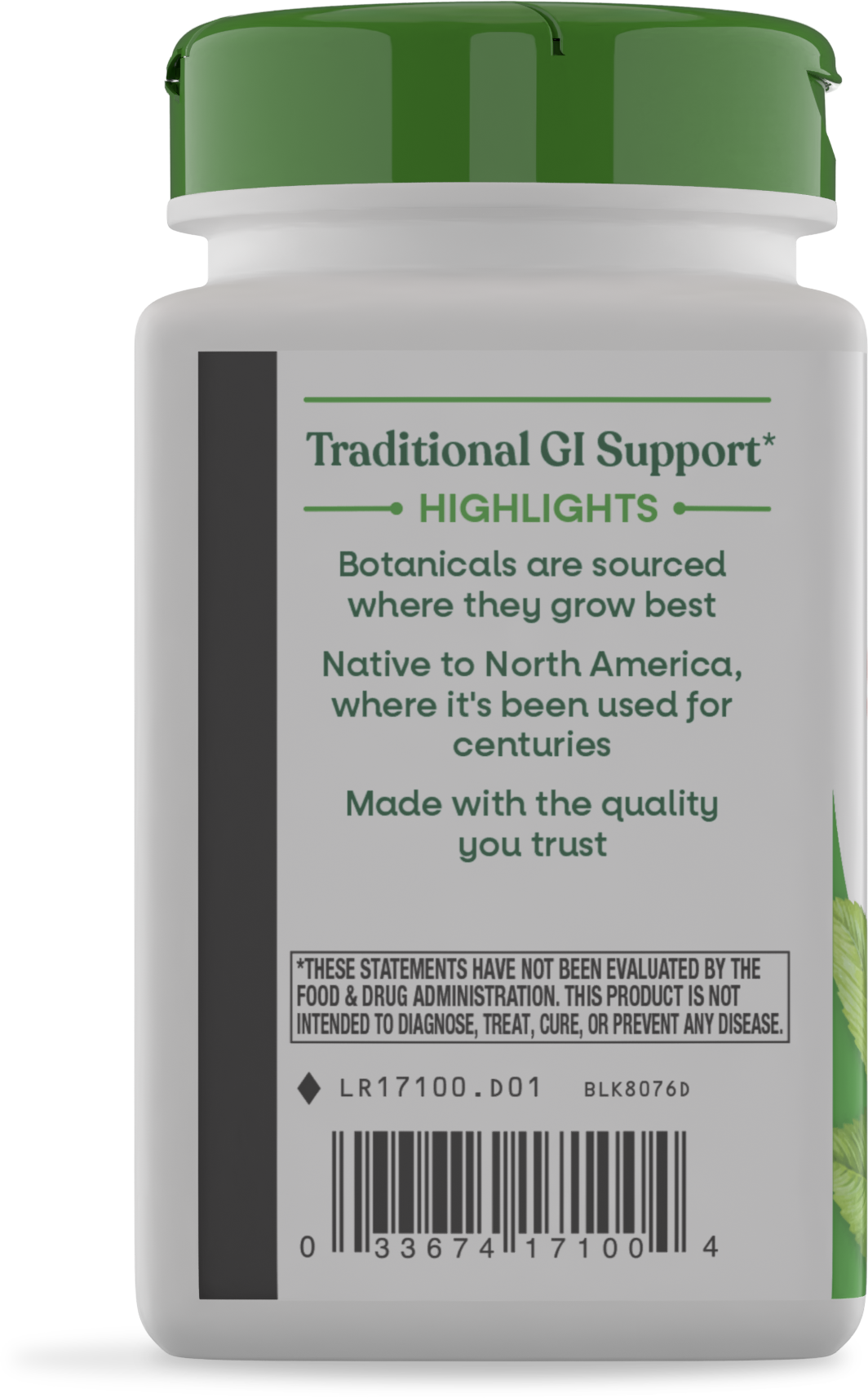 <{%360IMAGE2_17100%}>Nature's Way® | Slippery Elm Bark - left side of pack