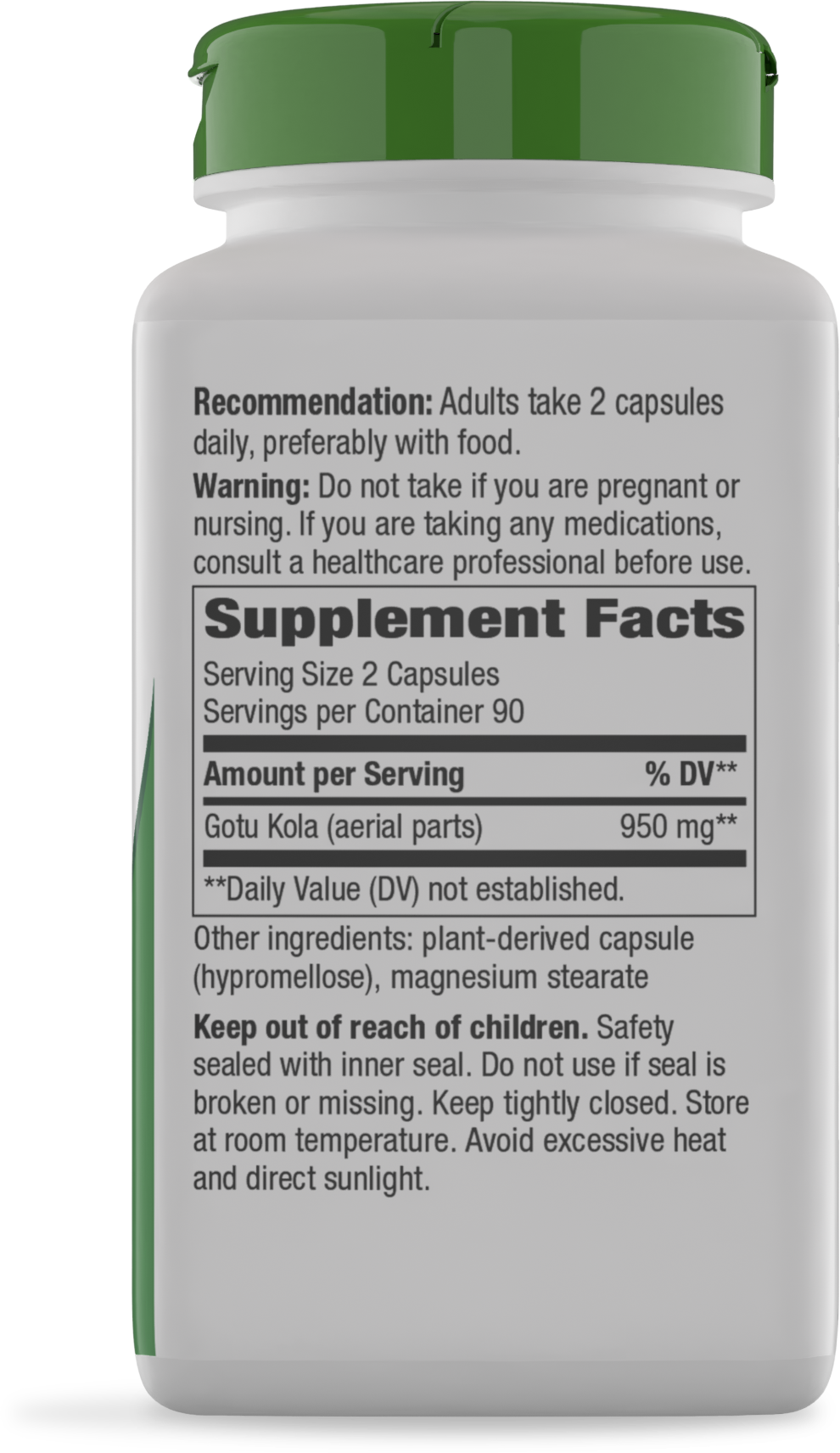 <{%360IMAGE1_14008%}>Nature's Way® | Gotu Kola Herb - right side of pack