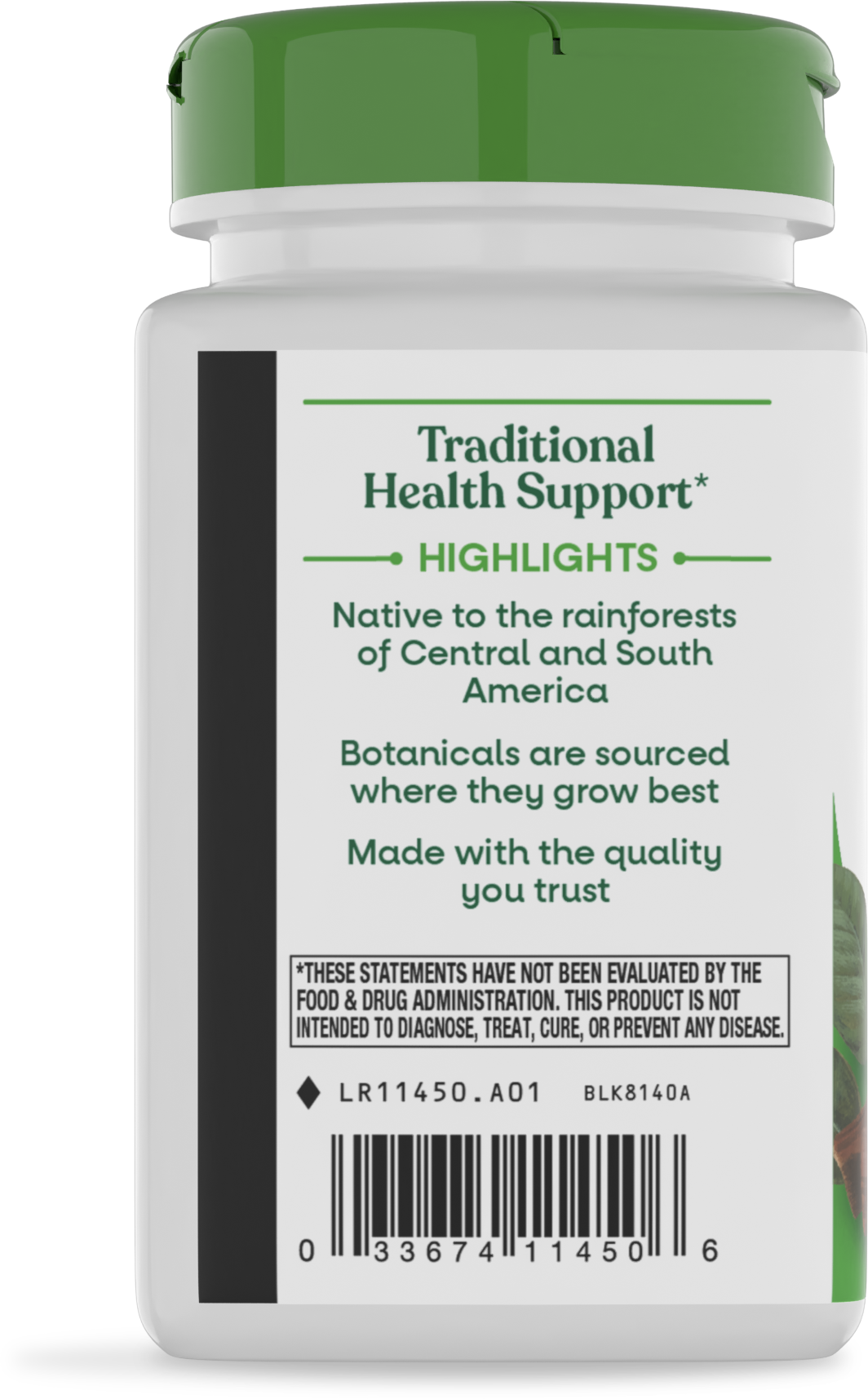 <{%360IMAGE2_11450%}>Nature's Way® | Cat's Claw Bark - left side of pack