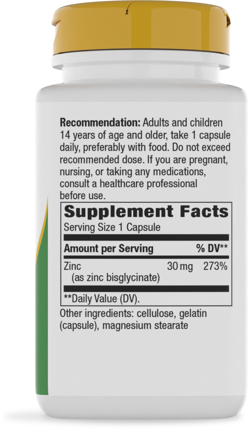 <{%360IMAGE1_41091%}>Nature's Way® | Zinc Chelate - right side of pack