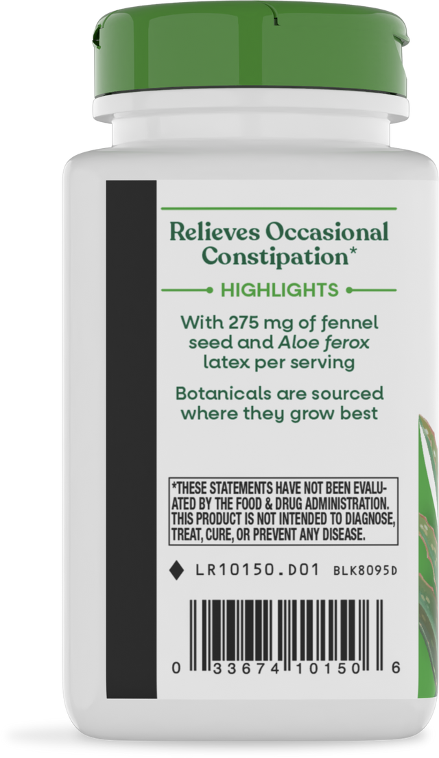 <{%360IMAGE2_10150%}>Nature's Way® | Aloe Latex With Fennel - left side of pack