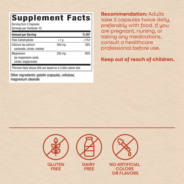 <{%MAIN11_41310%}>Nature's Way® | Calcium & Magnesium Mineral Complex