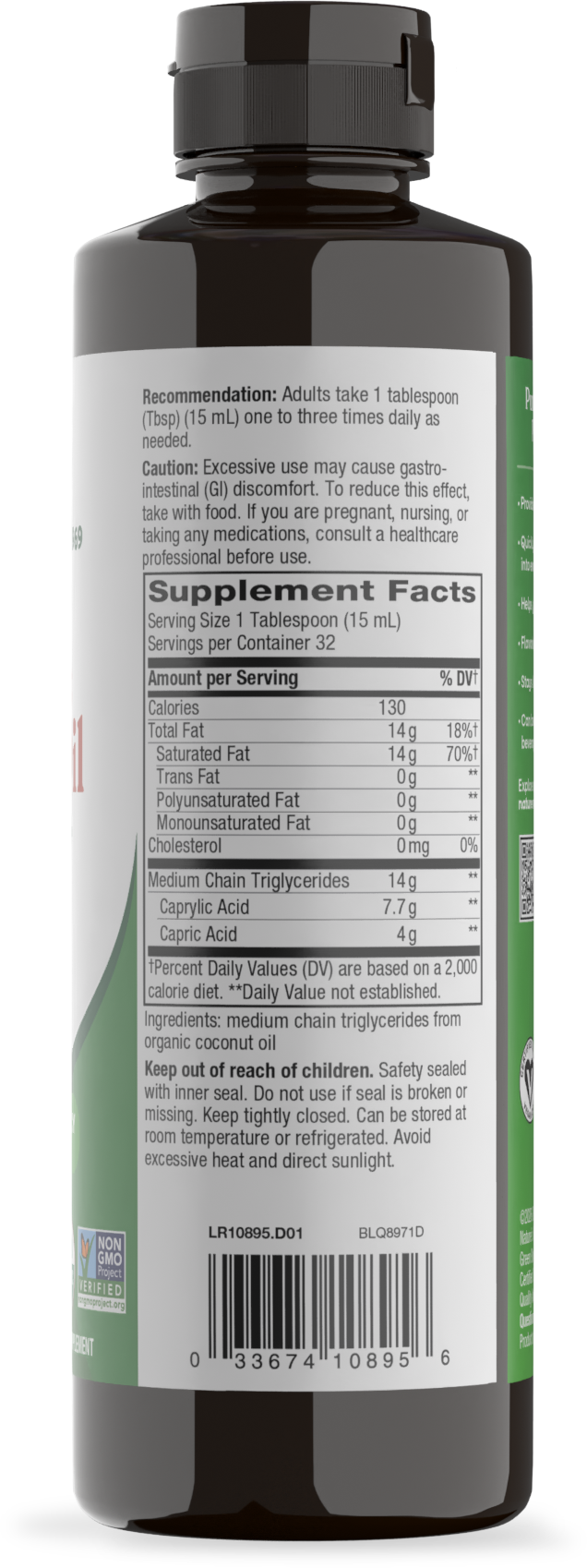 <{%360IMAGE4_10895%}>Nature's Way® | Organic MCT Oil - right side of pack