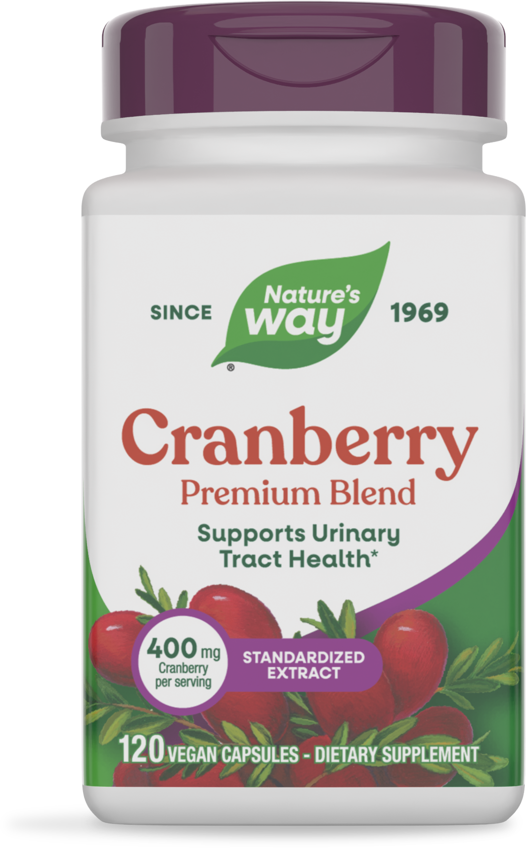 <{%PRIMARY_15135%}>Nature's Way® | Cranberry Premium Blend, 120 capsules