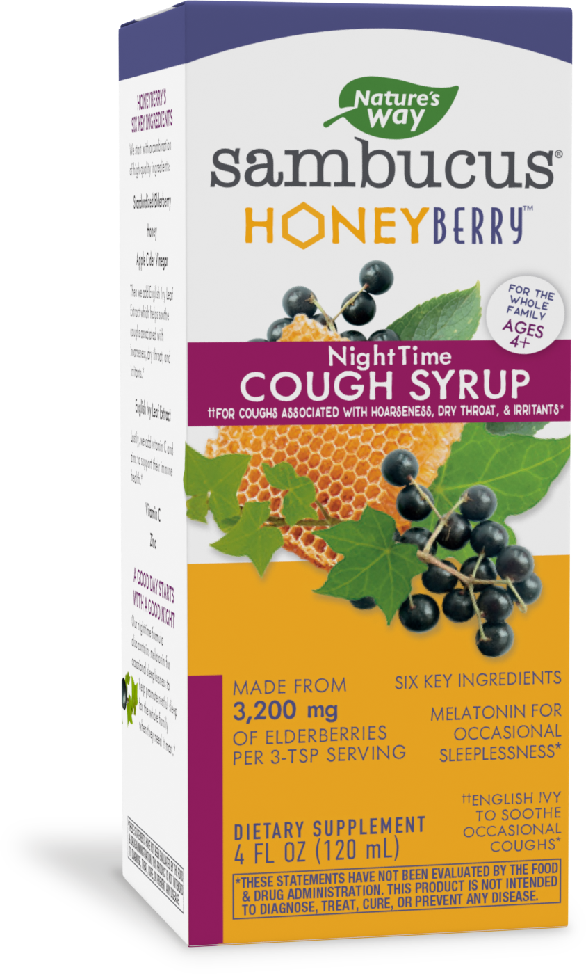Sambucus HoneyBerry NightTime Cough Syrup for Kids-Last Chance(1)