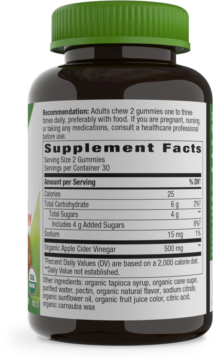 <{%MAIN3_13752%}>Nature's Way® | Organic Apple Cider Vinegar Gummies