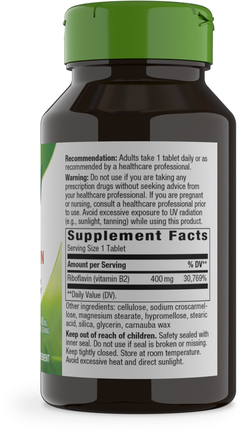 <{%MAIN2_16843%}>Riboflavin - right side of pack