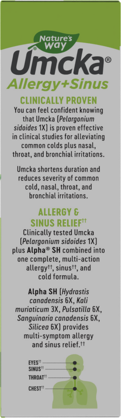 Nature's Way® | Umcka® Allergy+Sinus Chewables