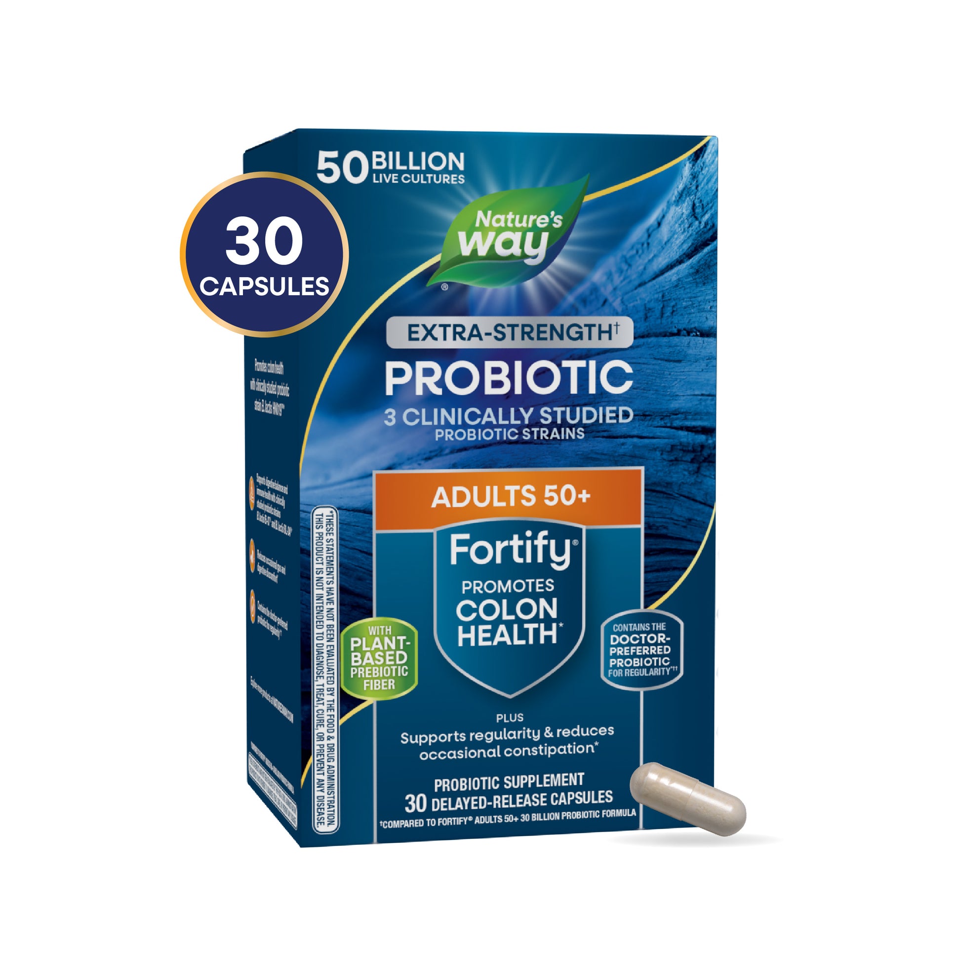 Nature's Way® | Fortify® 50 Billion Daily Probiotic Adults 50+