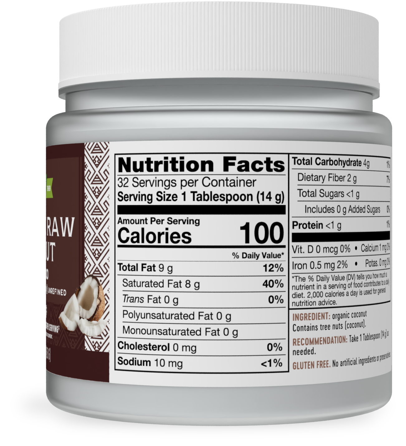 <{%MAIN1_10011%}>Nature's Way® | Organic Raw Whole Coconut