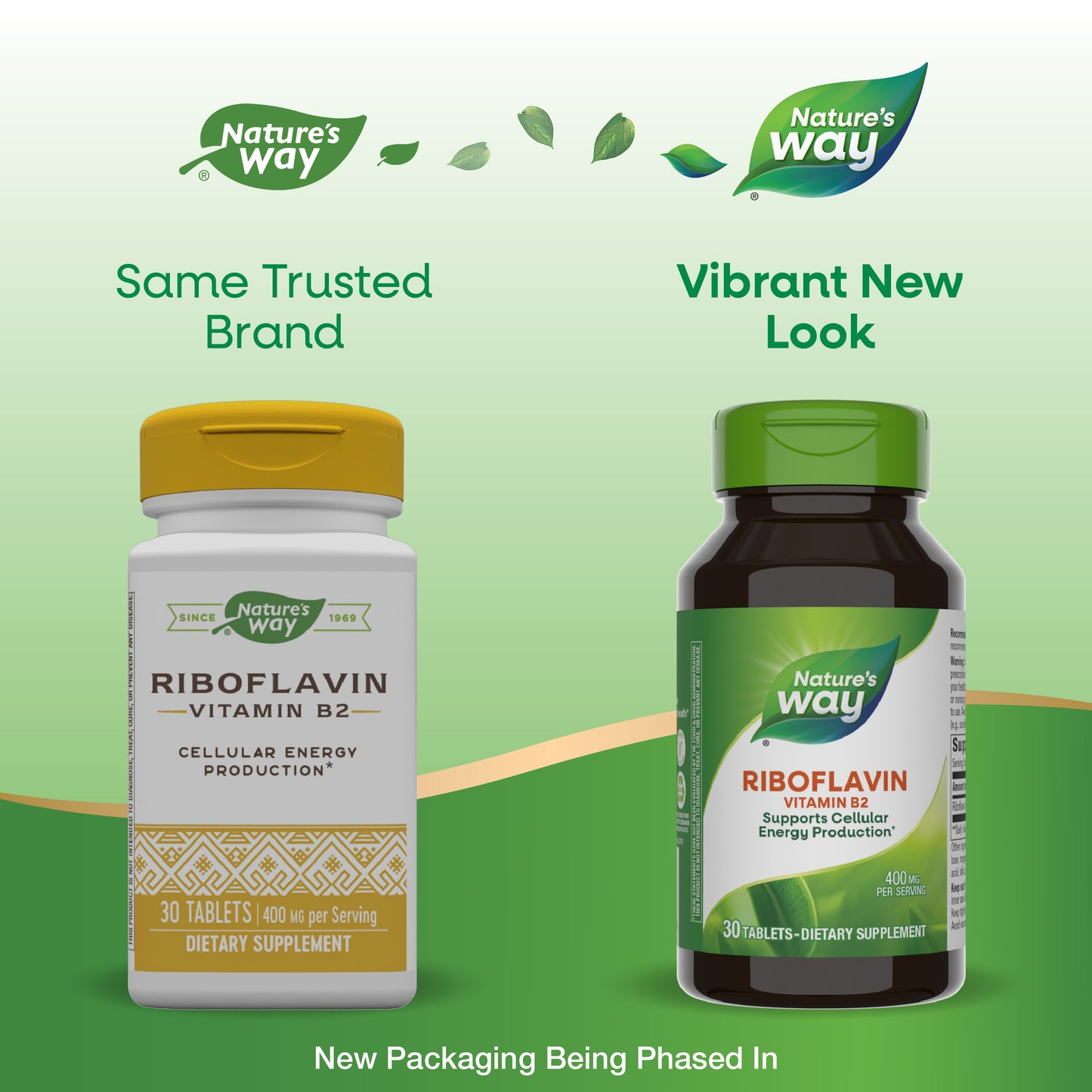 <{%MAIN1_16843%}>Riboflavin - package updates old to new