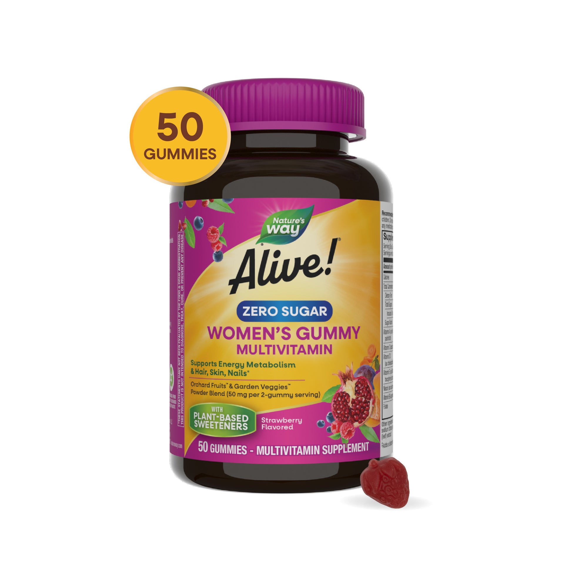 Nature's Way® | Alive!® Zero Sugar Women's Gummy Multivitamin