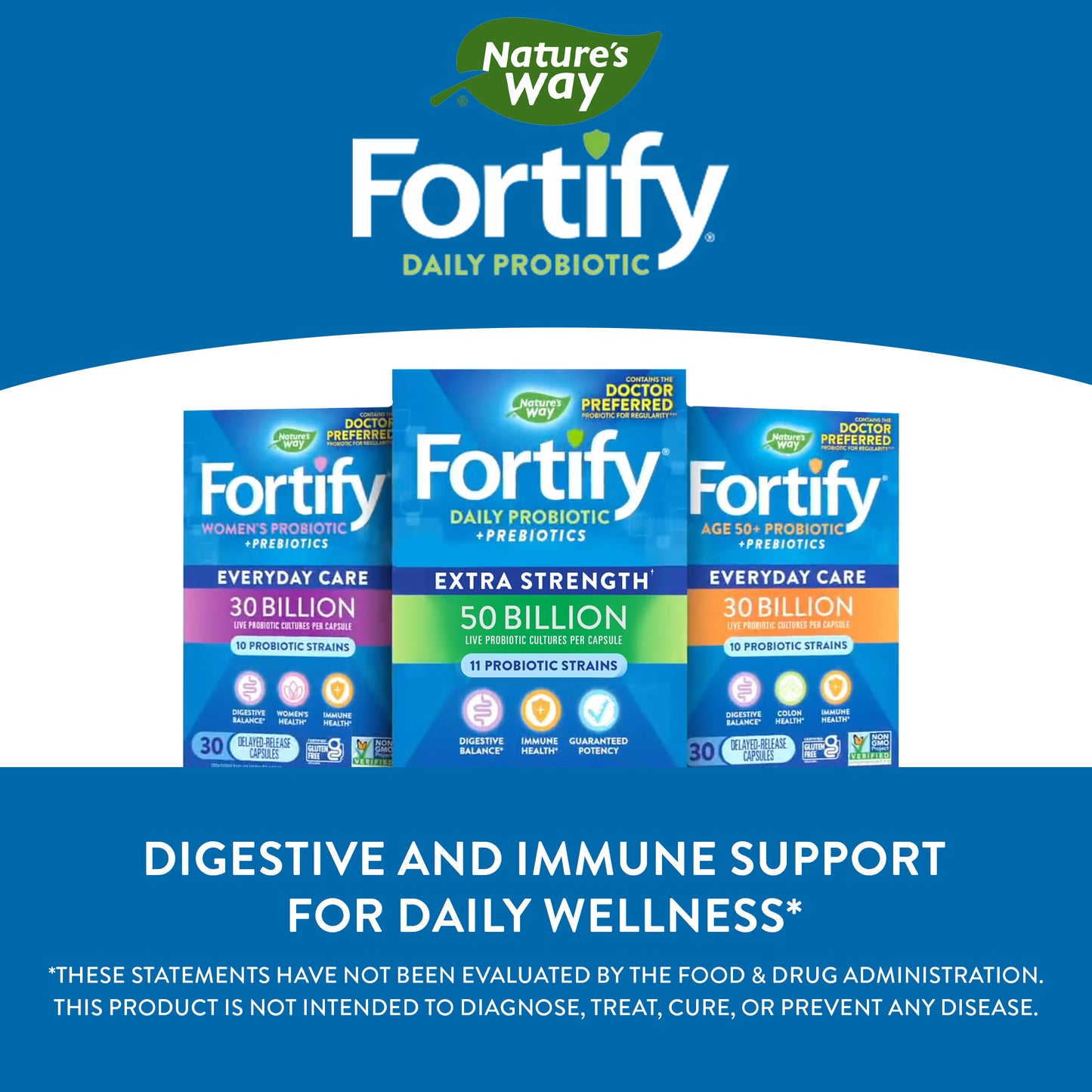 <{%MAIN9_10295%}>Nature's Way® | Fortify® Women's 30 Billion Daily Probiotic
