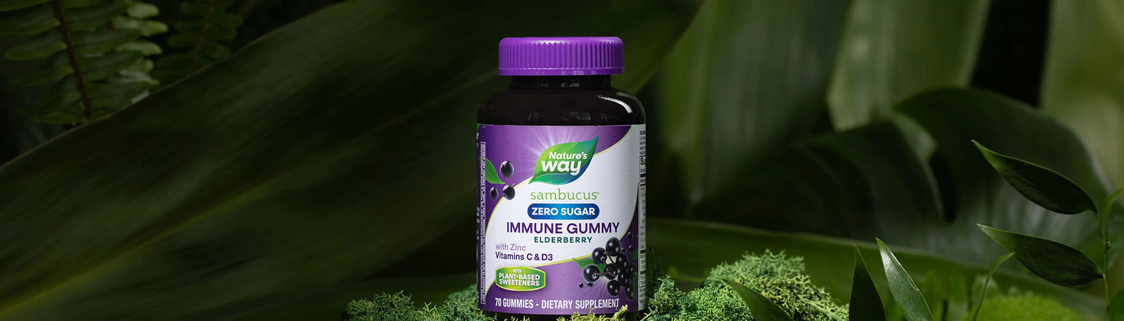 Natures Way Sambucus Zero Sugar Immune Gummy