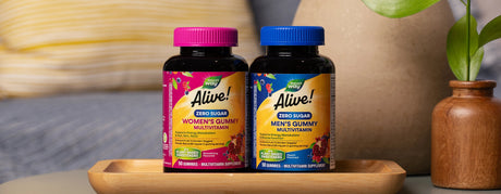 Alive! Men and Women's Zero Sugar Gummy multivitamin