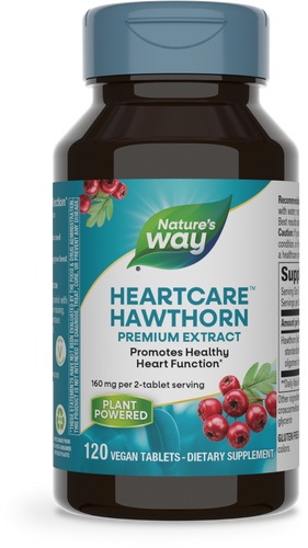 Nature's Way® | HeartCare Hawthorn Premium Extract, 120 tablets Sku:6690