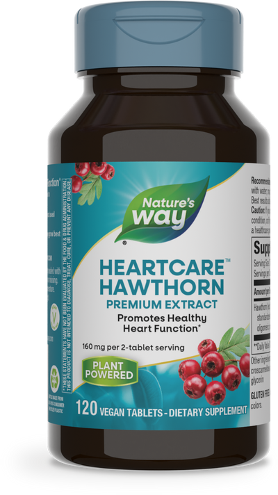 <{%PRIMARY_6690%}>Nature's Way® | HeartCare Hawthorn Premium Extract, 120 tablets