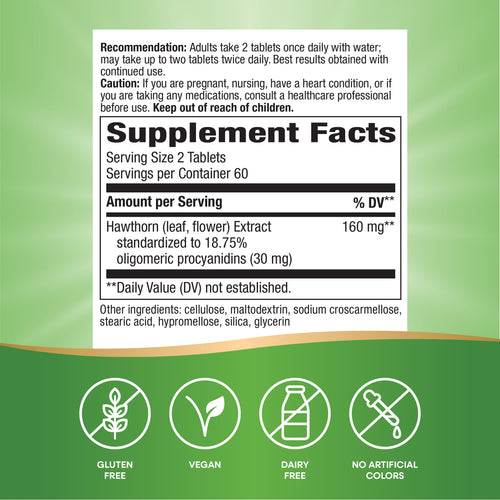 Nature's Way® | HeartCare Hawthorn Premium Extract Sku:6690