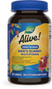Nature's Way® | Alive! Zero Sugar Men's Gummy Multivitamin, 80 gummies, Peach Sku:15205