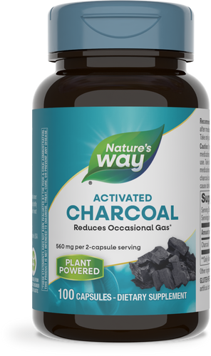 Nature's Way® | Activated Charcoal, 100 capsules Sku:45171