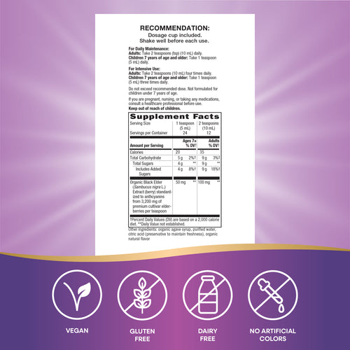 Nature's Way® | Sambucus Traditional Immune Elderberry Syrup Sku:15796