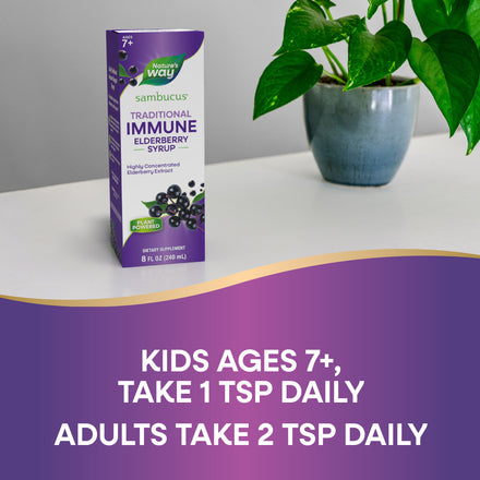 Sambucus Traditional Immune Syrup Supplement Facts