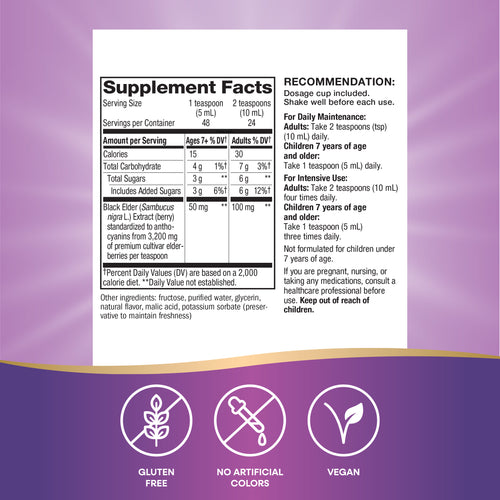 Nature's Way® | Sambucus Traditional Immune Elderberry Syrup Sku:15332