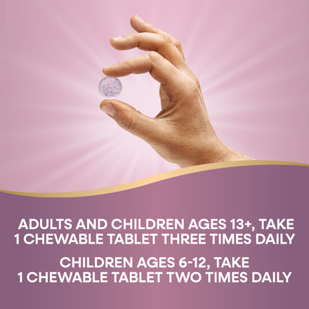 Cold+Flu Relief Chewables Supplement Facts