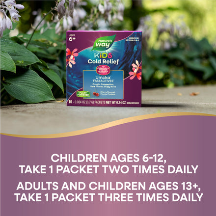 Kids Cold Relief Umcka® FastActives® Supplement Facts