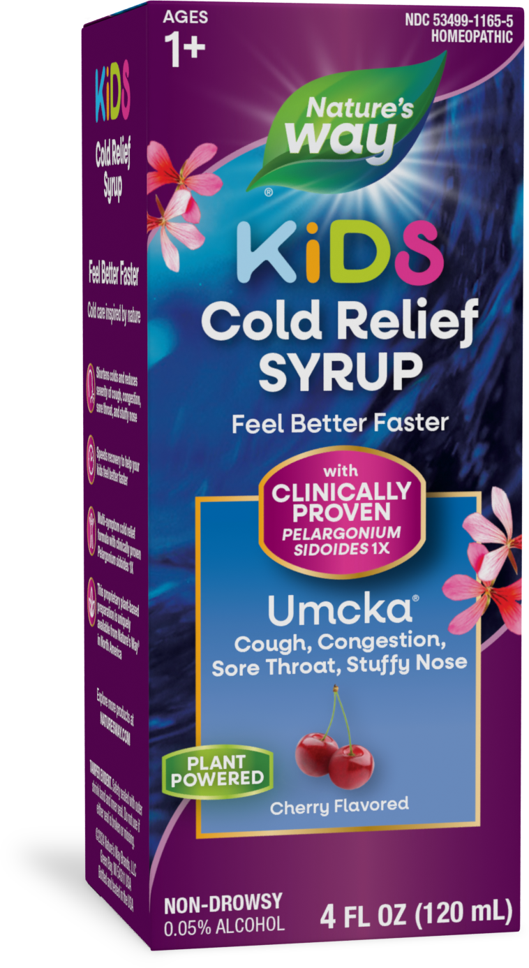 <{%PRIMARY_60165%}>Nature's Way® | Kids Cold Relief Syrup, 4 fl oz (120 ml), Cherry