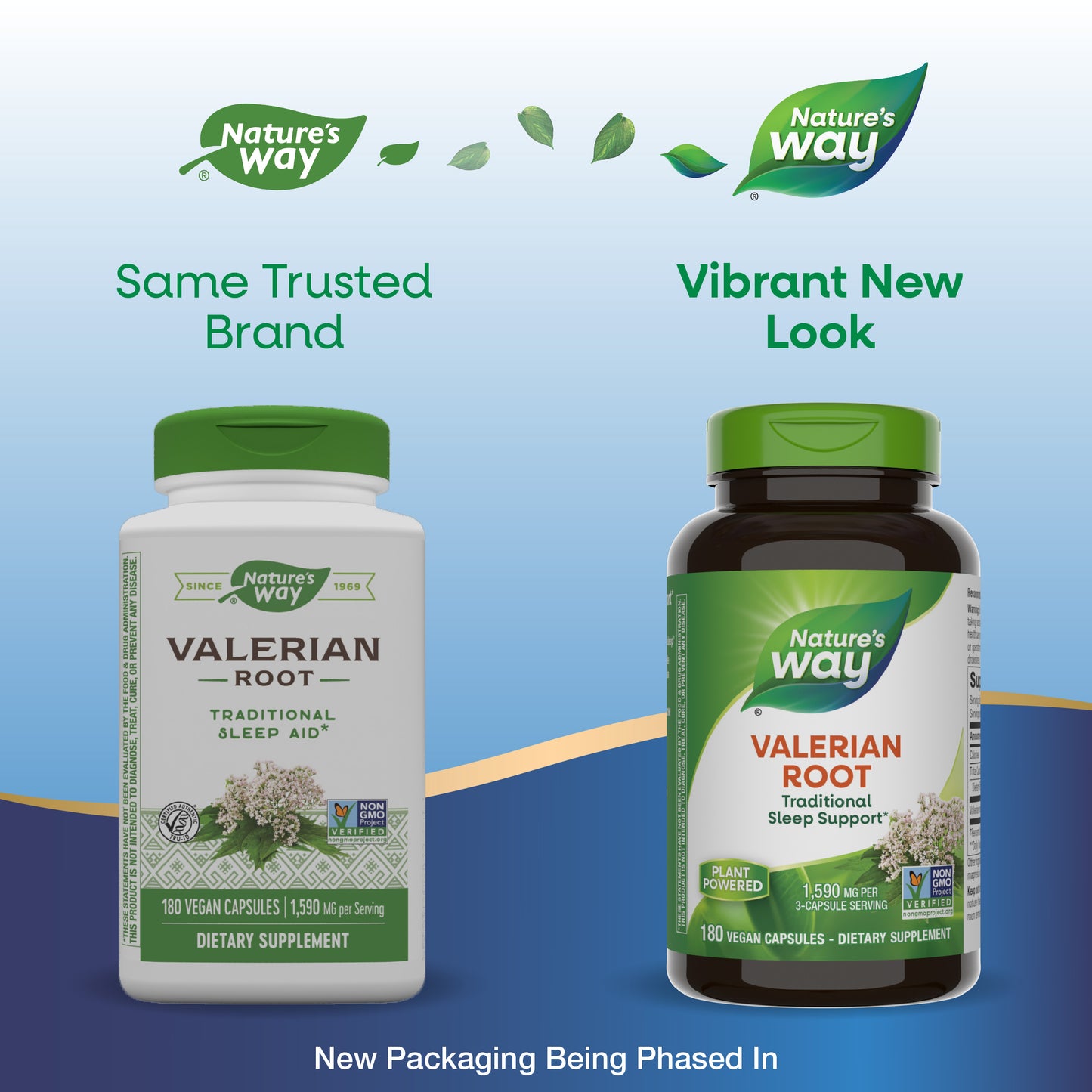 <{%MAIN9_17708%}>Nature's Way® | Valerian Root - package updates old to new