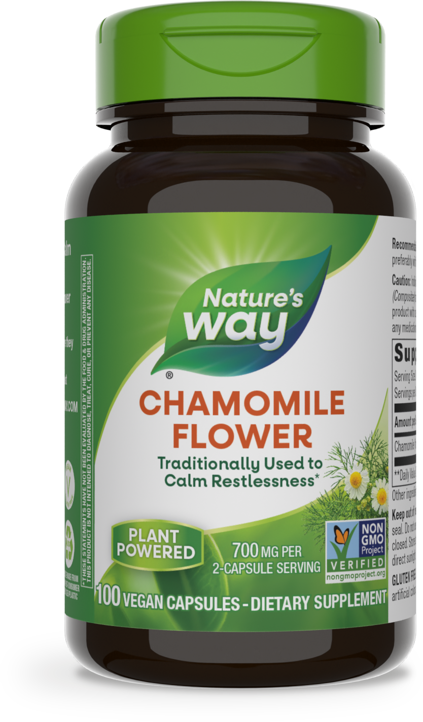 <{%PRIMARY_11600%}>Nature's Way® | Chamomile Flowers, 100 capsules