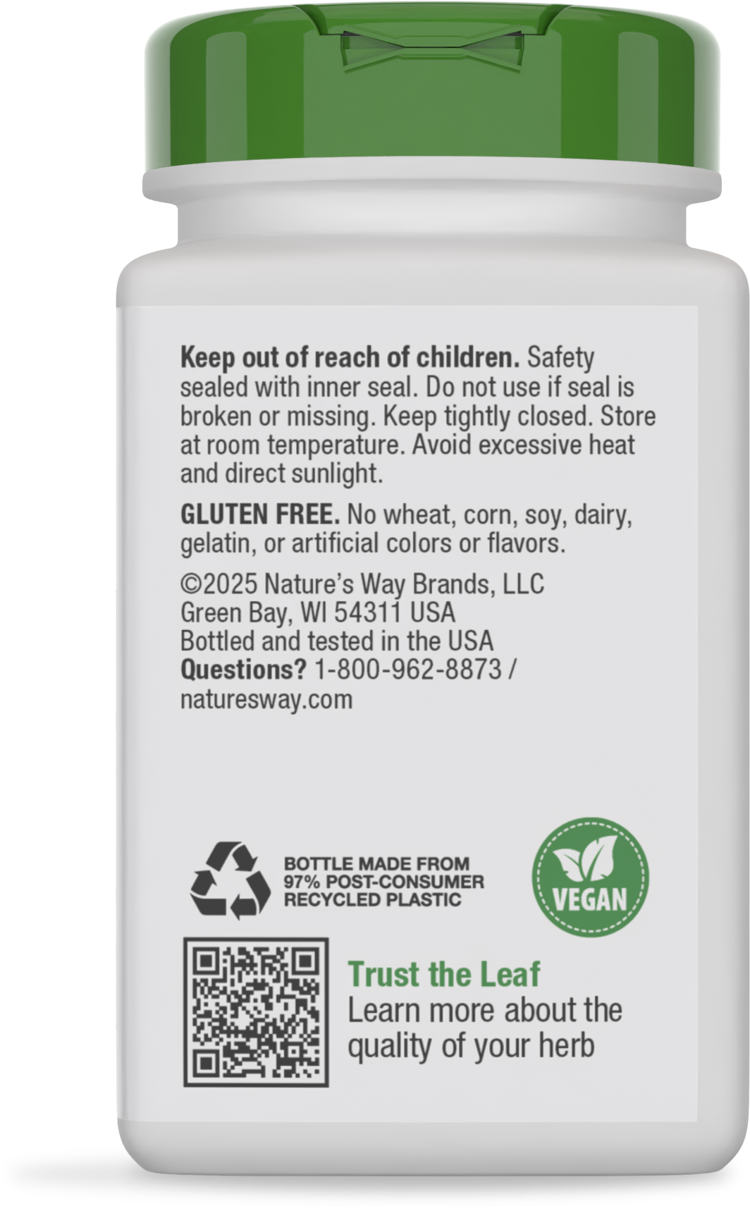 <{%MAIN11_12300%}>Nature's Way® | Dandelion Root - back of pack