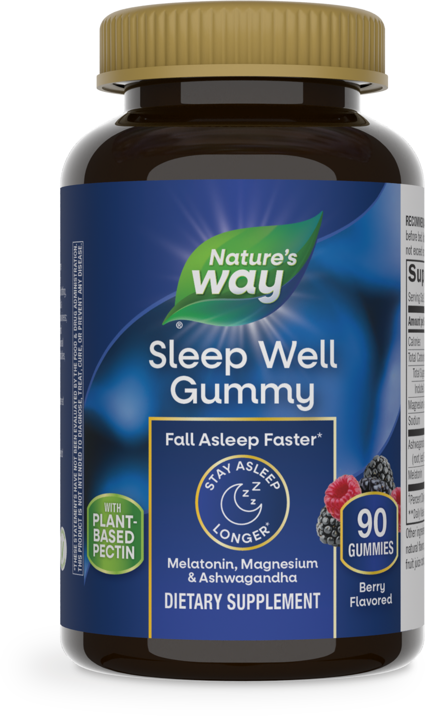 <{%PRIMARY_13981%}>Nature's Way® | Sleep Well Gummies, 90 gummies, Berry