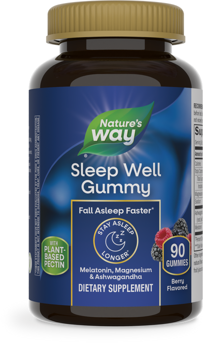 <{%PRIMARY_13981%}>Nature's Way® | Sleep Well Gummies, 90 gummies, Berry
