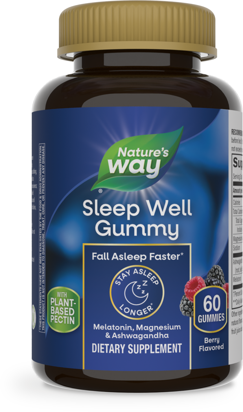 <{%PRIMARY_13920%}>Nature's Way® | Sleep Well Gummies, 60 gummies, Berry