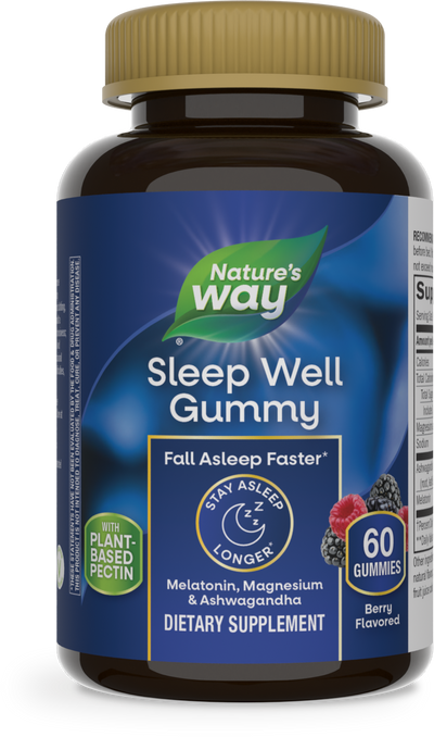 <{%PRIMARY_13920%}>Nature's Way® | Sleep Well Gummies, 60 gummies, Berry