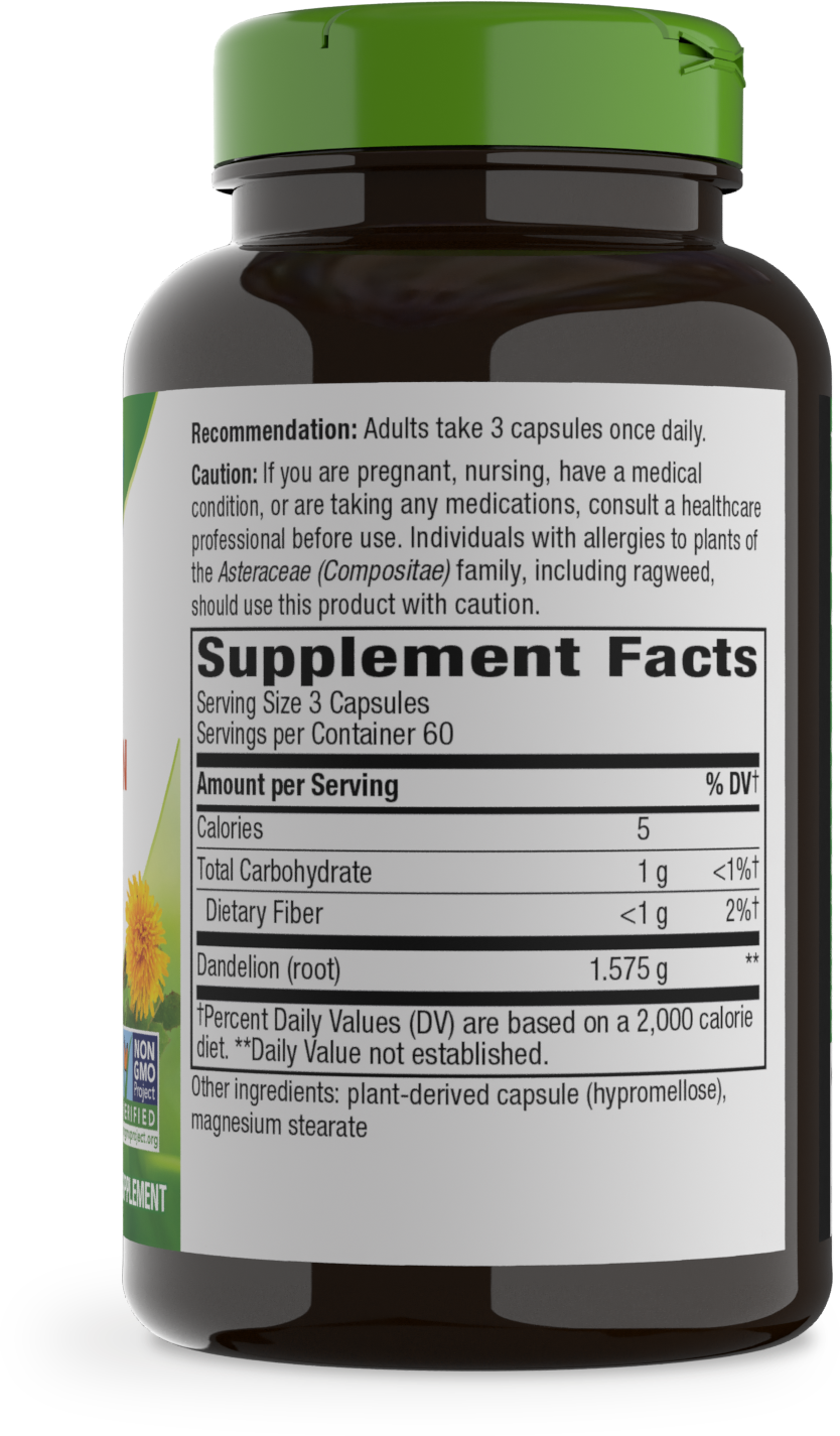 <{%MAIN3_15336%}>Nature's Way® | Dandelion Root - right side of pack