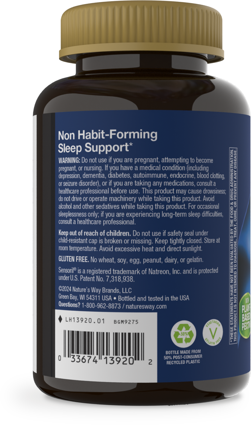 <{%MAIN10_13920%}>Nature's Way® | Sleep Well Gummies - left side of pack