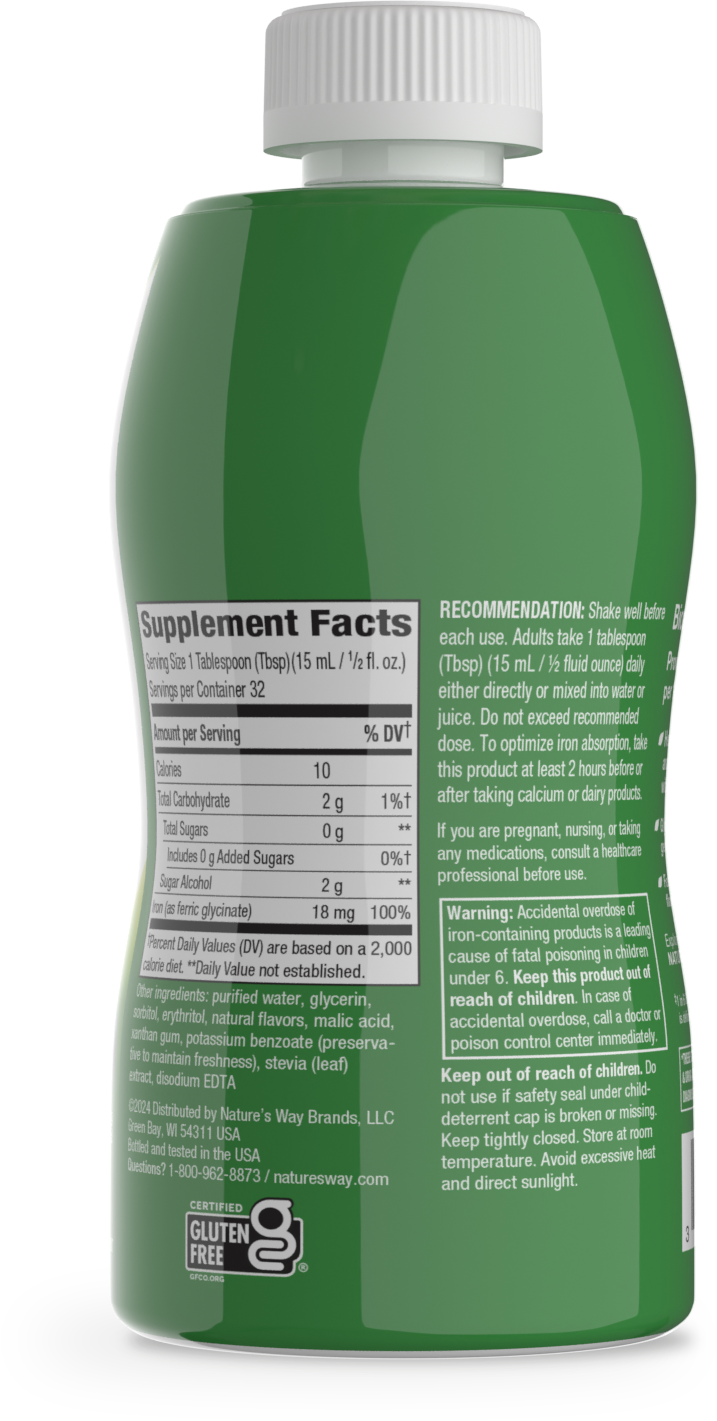 <{%MAIN2_ST1923%}>Nature's Way® | Liquid Iron - right side of pack