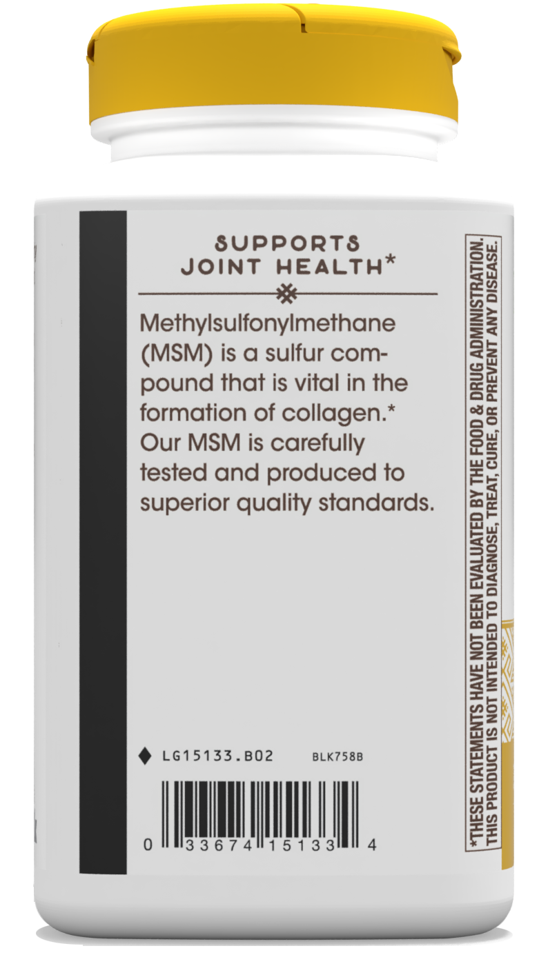 <{%MAIN2_15133%}>Nature's Way® | MSM - left side of pack