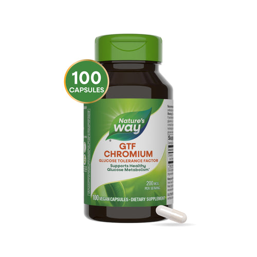 Nature's Way® | GTF Chromium Glucose Tolerance Factor Sku:41021