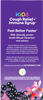 Nature's Way® | Sambucus Kids Cough Relief + Immune Syrup - back of pack Sku:13671